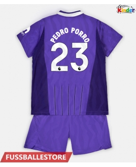 Günstige Tottenham Hotspur Pedro Porro #23 3rd trikot Kinder 2026-27 Kurzarm (+ Kurze Hosen)